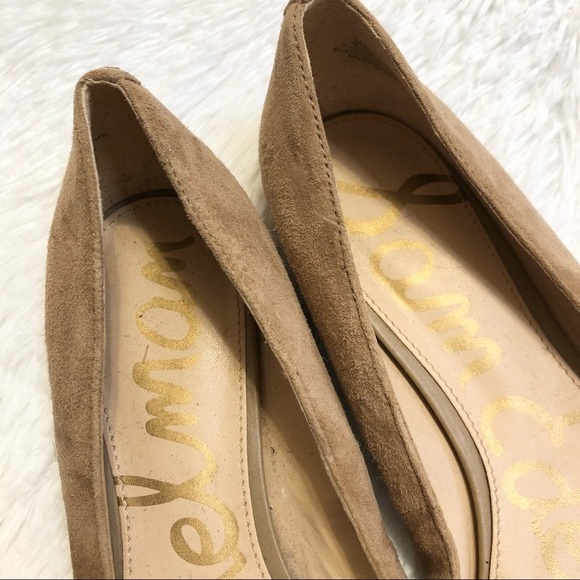 Sam Edelman Suede Rae Pointed Flats Sz 8.5 - Picture 5 of 12